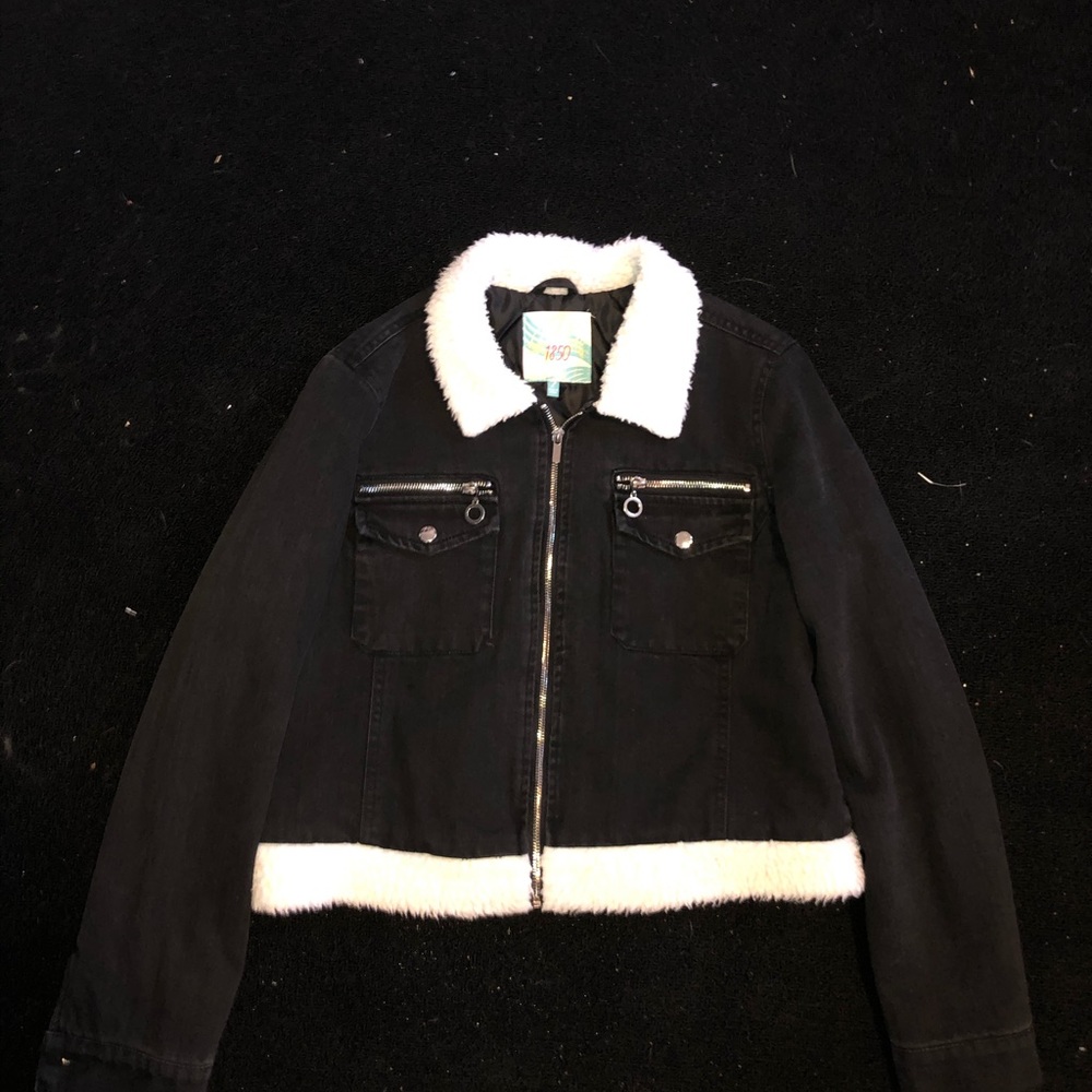 Black Jean Jacket